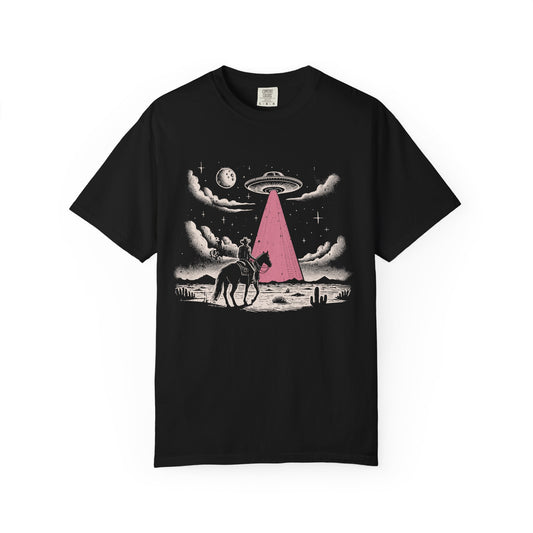 Alien Abduction Cowboy T-Shirt